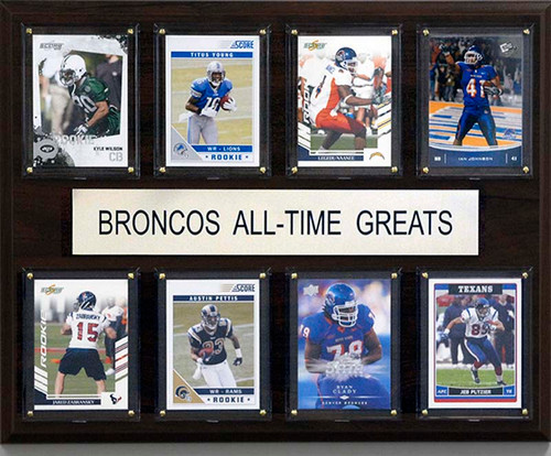 NCAA Football 12"x15" Boise State Broncos All-Time Greats Plaque