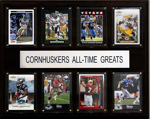 NCAA Football 12"x15" Nebraska Cornhuskers All-Time Greats Plaque