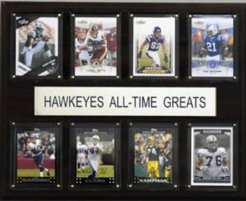 NCAA Football 12"x15" Iowa Hawkeyes All-Time Greats Plaque