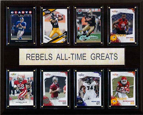 NCAA Football 12"x15" Ole Miss Rebels All-Time Greats Plaque