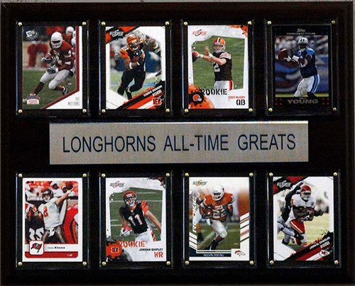 NCAA Football 12"x15" Texas Longhorns All-Time Greats Plaque