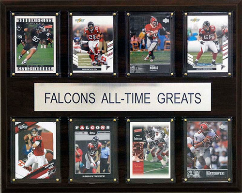 NFL 12"x15" Atlanta Falcons All-Time Greats Plaque