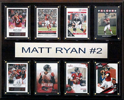 NFL 12"x15" Matt Ryan Atlanta Falcons 8-Card Plaque