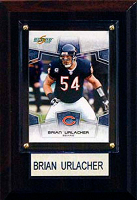 NFL 4"x6" Brian Urlacher Chicago Bears Player Plaque