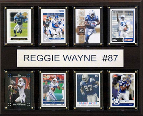 NFL 12"x15" Reggie Wayne Indianapolis Colts 8-Card Plaque