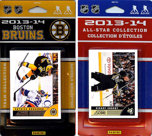 NHL Boston Bruins Licensed 2013-14 Score Team Set and All-Star Set
