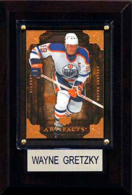 NHL 4"x6" Wayne Gretzky Edmonton Oilers Player Plaque