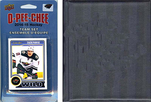 NHL Minnesota Wild 2014 O-Pee-Chee Team Set and a storage album