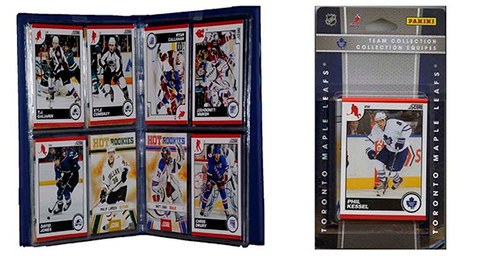 NHL Toronto Maple Leafs Licensed 2010 Score Team Set and Storage Album