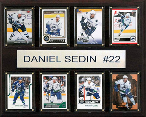 NHL 12"x15" Daniel Sedin Vancouver Canucks 8-Card Plaque