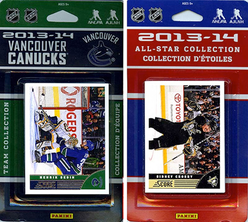 NHL Vancouver Canucks Licensed 2013-14 Score Team Set and All-Star Set