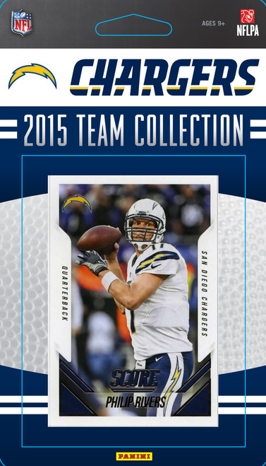 NFL San Diego Chargers Licensed 2015 Score Team Set.