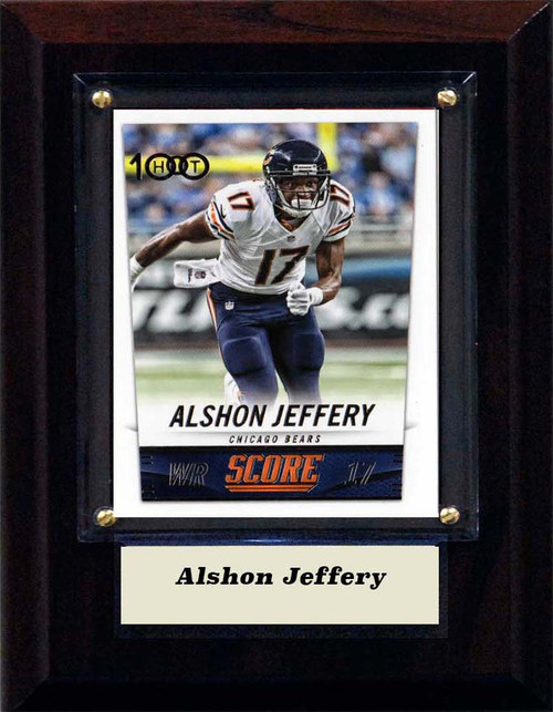 NFL 4"x6" Alshon Jeffery Chicago Bears Player Plaque