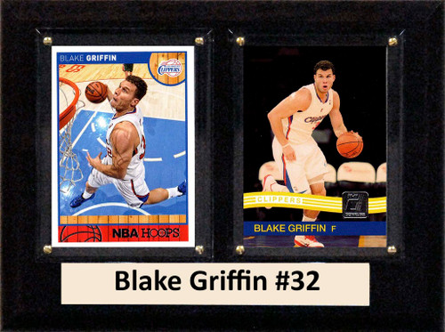 NBA 6"X8" Blake Griffin Los Angeles Clippers Two Card Plaque