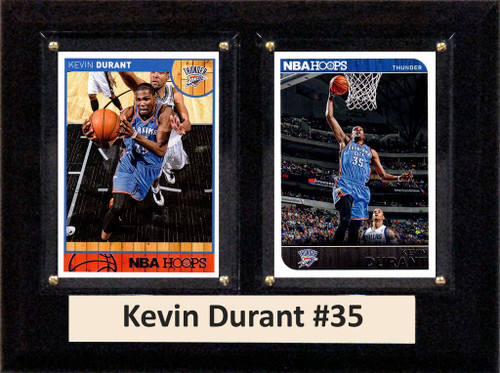 NBA 6"X8" Kevin Durant Oklahoma City Thunder Two Card Plaque