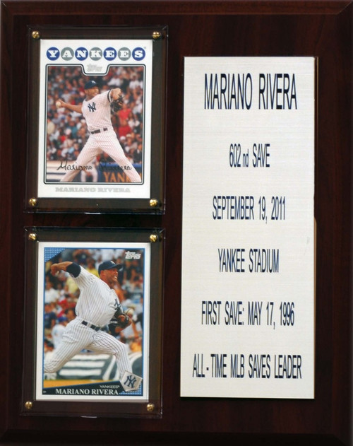 MLB 8"X10" Mariano Rivera New York Yankees Career Stat Plaque