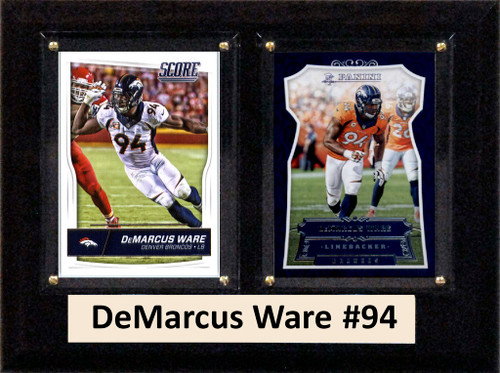 NFL 6"X8" DeMarcus Ware Denver Broncos Two Card Plaque