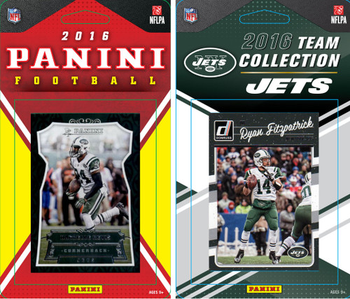NFL New York Jets Licensed 2016 Panini and Donruss Team Set