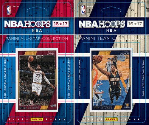 NBA Indiana Pacers Licensed 2016-17 Hoops Team Set Plus 2016-17 Hoops All-Star Set