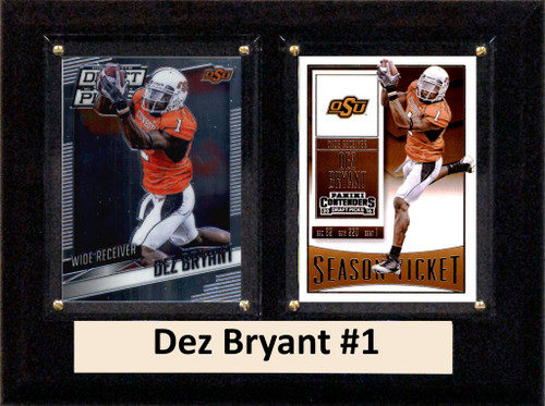 NCAA 6"X8" Dez Bryant Oklahoma State Cowboys Two Card Plaque