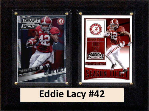 NCAA 6"X8" Eddie Lacy Alabama Crimson Tide Two Card Plaque