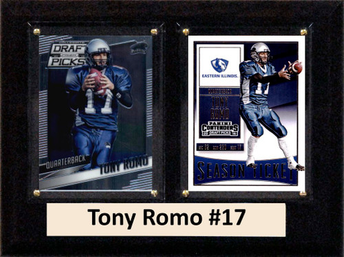 NCAA 6"X8" Tony Romo Eastern Illinois Panthers Two Card Plaque