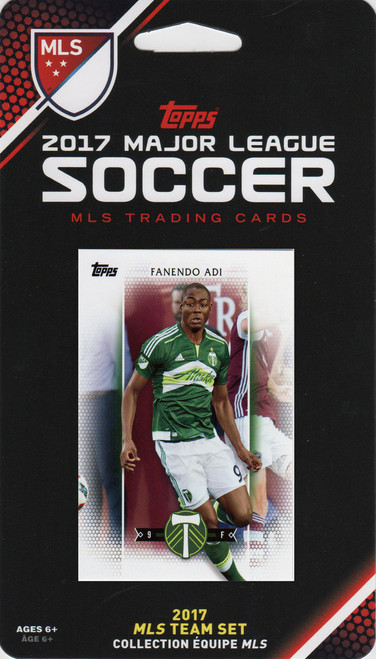 MLS Portland Timbers 2017 Topps Team Set