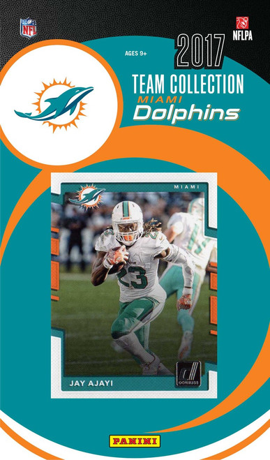 NFL Miami Dolphins Licensed 2017 Donruss Team Set.