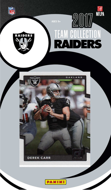 NFL Oakland Raiders Licensed 2017 Donruss Team Set.