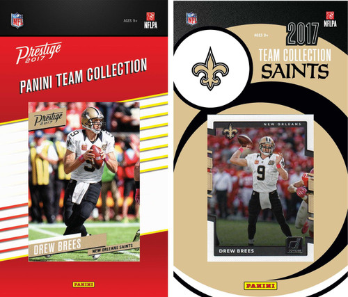 NFL New Orleans Saints Licensed 2017 Panini and Donruss Team Set