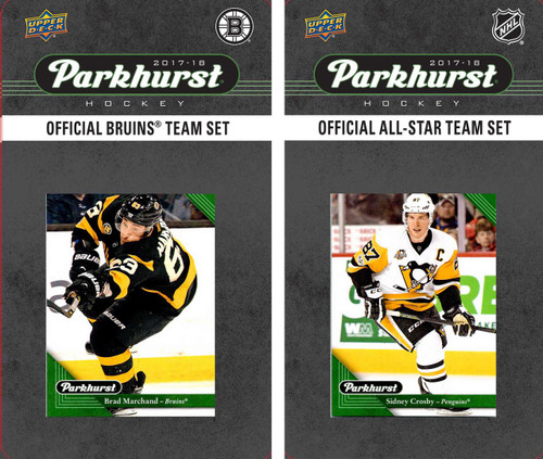 NHL Boston Bruins 2017 Parkhurst Team Set and All-Star Set