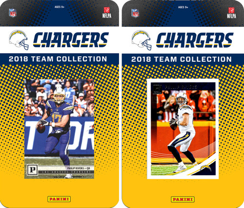 NFL San Diego Chargers Licensed 2018 Panini and Donruss Team Set