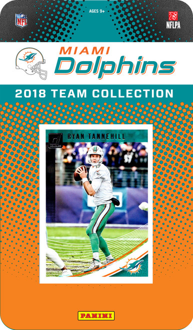 NFL Miami Dolphins Licensed 2018 Donruss Team Set.