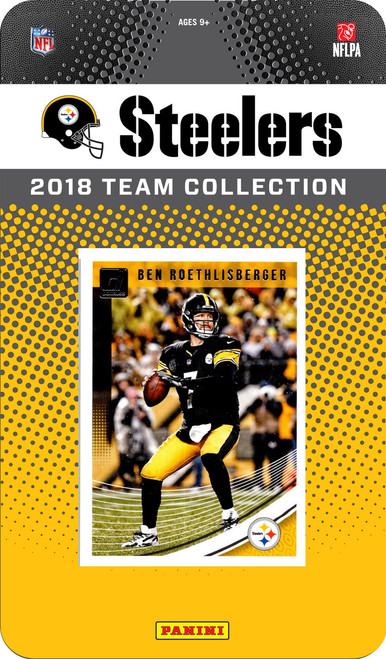 NFL Pittsburgh Steelers Licensed 2018 Donruss Team Set.