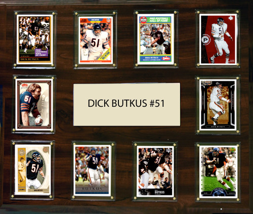 NFL 15"x18" Dick Butkus Chicago Bears Player Plaque