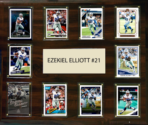 NFL 15"x18" Ezekial Elliott Dallas Cowboys Player Plaque