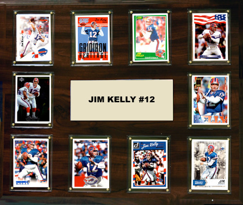 NFL 15"x18" Jim Kelly Buffalo Bills Player Plaque