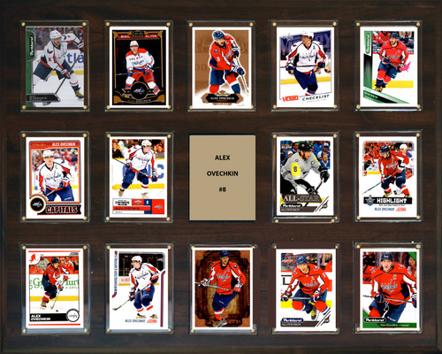 NHL 16"x20" Alex Ovechkin Washington Capitals 14-Card Plaque