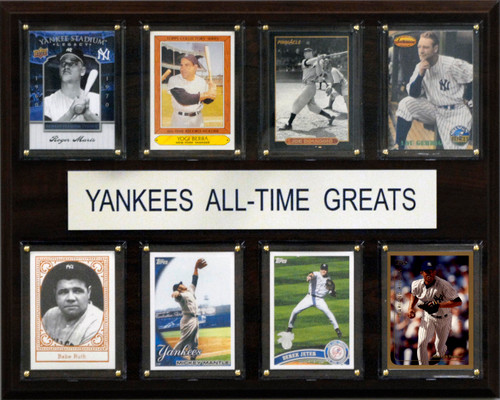 MLB 12"x15" New York Yankees All-Time Greats Plaque