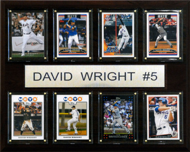 David Wright New York Mets 3-Card Plaque