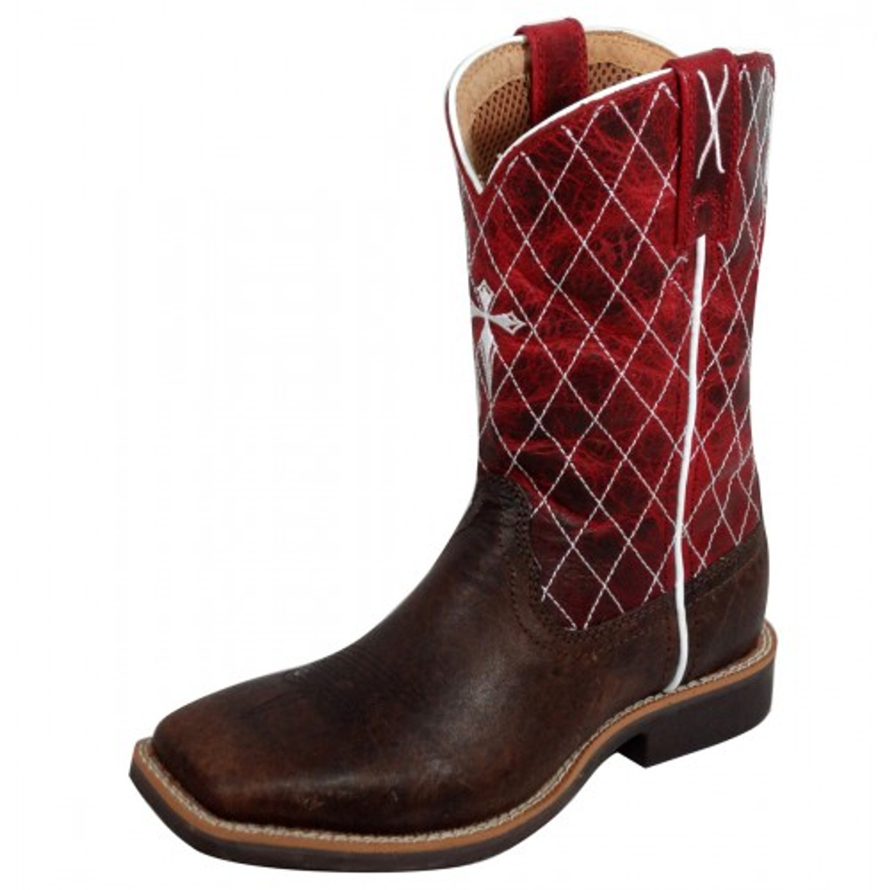 red twisted x boots