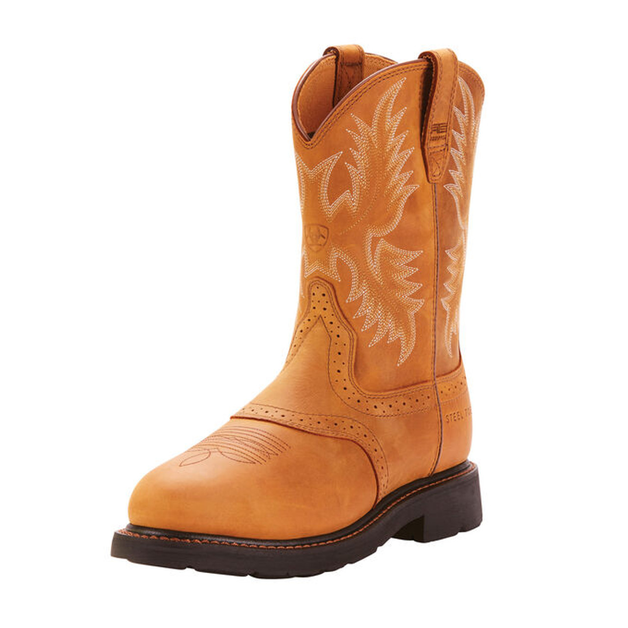 ariat sierra western work boots