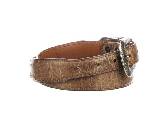 Lucchese Men's Belts - Smooth Goat / Tapered - Tan - Billy's Western Wear