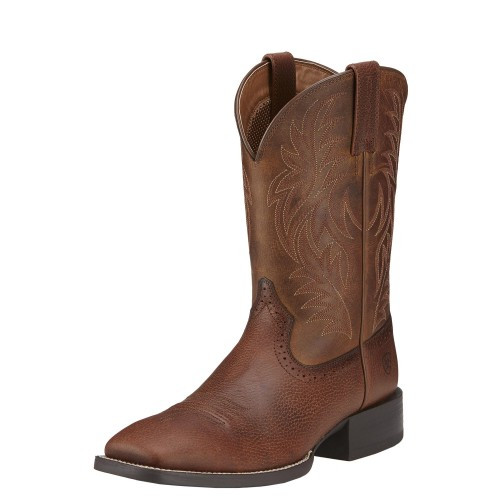 Ariat Men's Boots - Sport Western - Fiddle Brown / Powder Brown