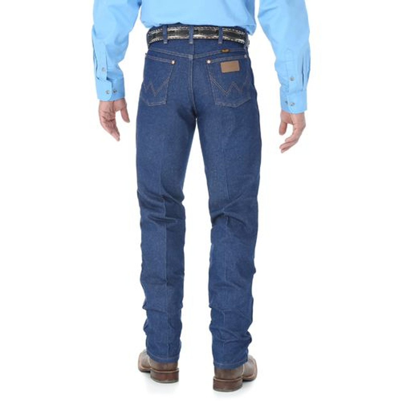 Wrangler Mens Jeans - Cowboy Cut Original Fit - Rigid Indigo