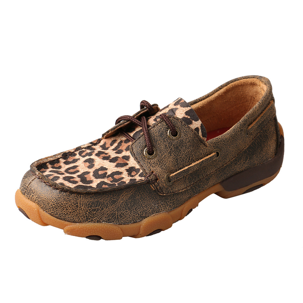 leopard print driving moccasins