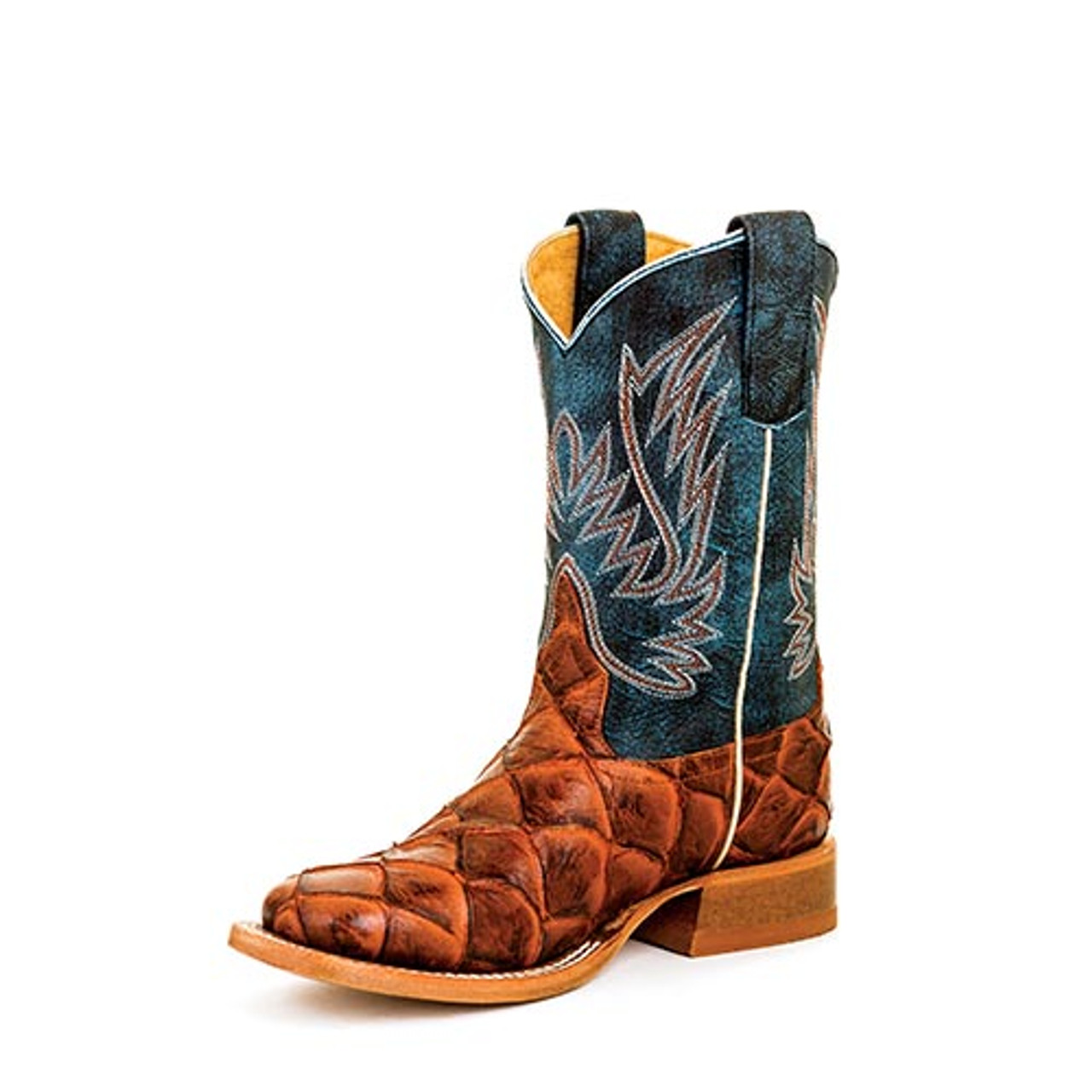 Anderson Bean Kids Boots - Cognac Fish 