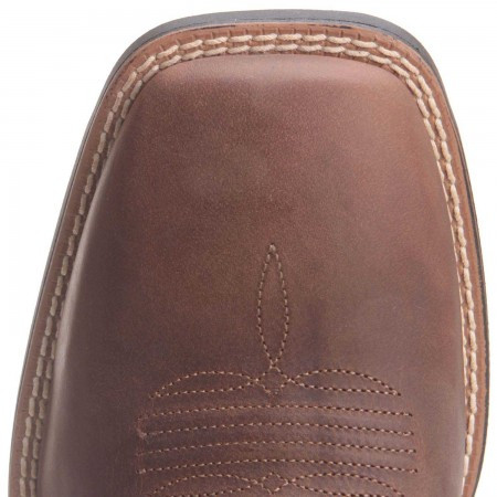 Bottes de cowboy western Ariat Rambler en cuir pleine fleur pour hommes