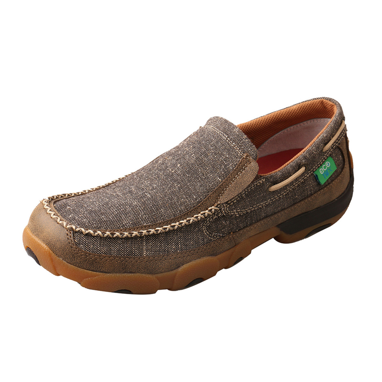Twisted X Mens Eco TWX Slip-On Driving Dust Moccasins MDMS012 