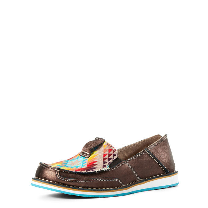 Ariat Women's Casuals Cruiser Copper Metallic Rainbow Aztec